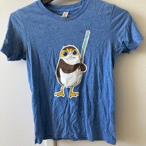 ILM VFX Exclusive 2017 Star Wars Porg w/ Lightsaber T-Shirt (Youth L)